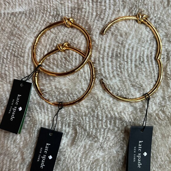 3 Kate Spade Sailor Knot Hinge Bangle - Picture 4 of 6